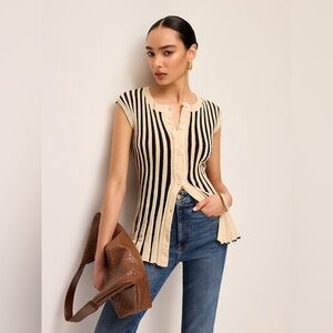 NWT Zara Stripped Top